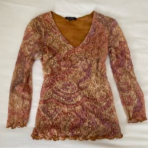 Lacy fairycore y2k top